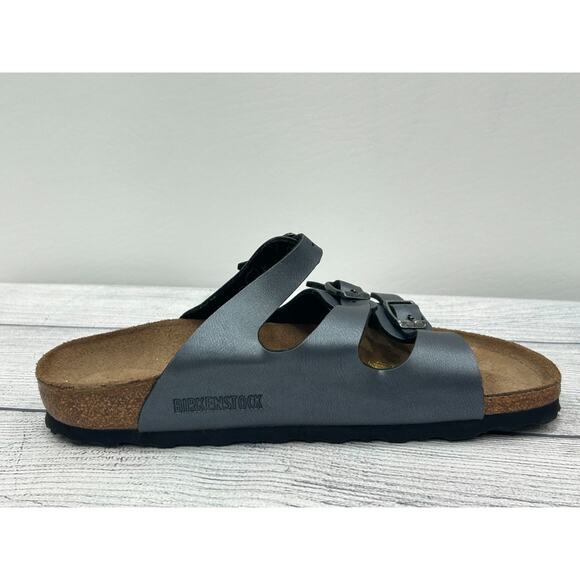 Birkenstock Womens Ice Pearl Florida Soft Footbed Birko-Flor Sandals US Size 37 - Picture 5 of 11